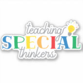 Speciale denkers sticker (Voorkant)