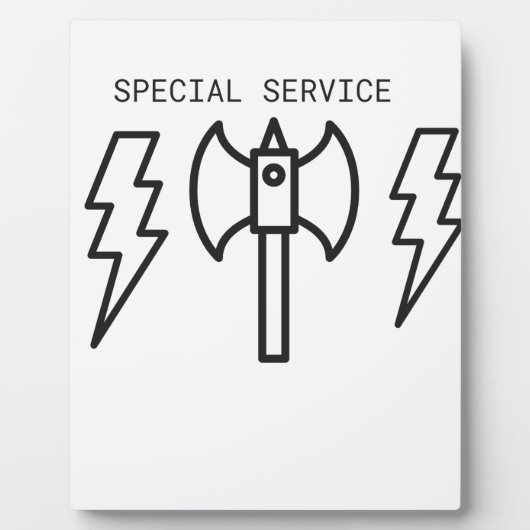 Speciale dienst fotoplaat (Voorkant)