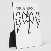 Speciale dienst fotoplaat (Zijkant)