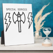 Speciale dienst fotoplaat (Zijkant)