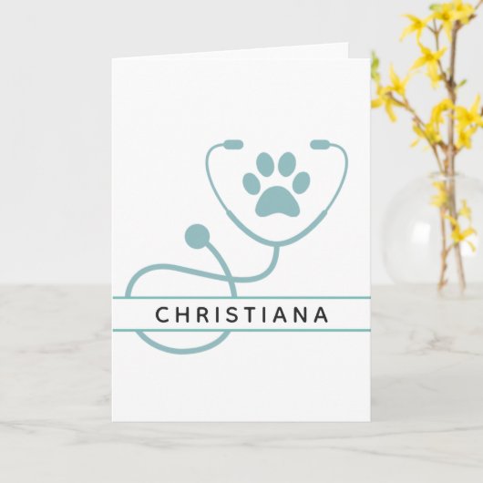 Speciale dierenartsen kaart (Gele Bloem)