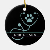 Speciale dierenartsen keramisch ornament (Voorkant)