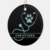 Speciale dierenartsen keramisch ornament (Links)