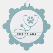 Speciale dierenartsen ornament kaart (Voorkant)