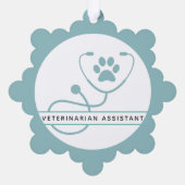 Speciale dierenartsen ornament kaart (Achterkant)