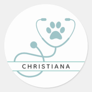 Speciale dierenartsen ronde sticker