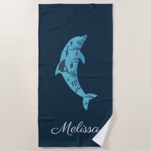 speciale dolfijnenbadhanddoek strandlaken