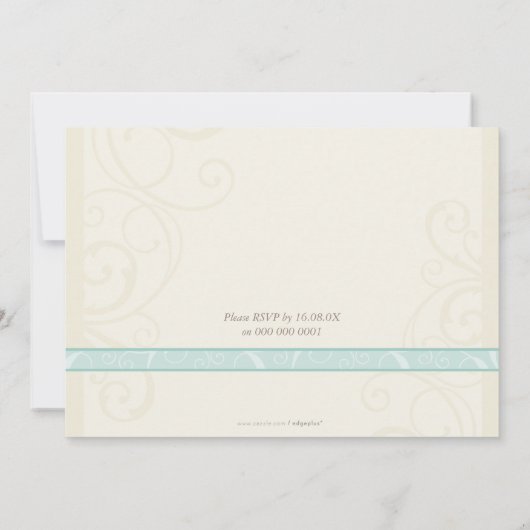 SPECIALE DOOPUITNODIGINGEN:: KOSTBAAR 1L KAART (Achterkant)