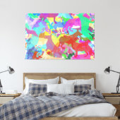 Speciale Duitse Herdershonden Canvas Afdruk (Insitu (Slaapkamer))