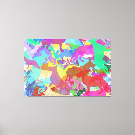 Speciale Duitse Herdershonden Canvas Afdruk (Voorkant)