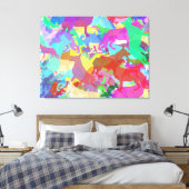 Speciale Duitse Herdershonden Canvas Afdruk (Insitu (Slaapkamer))