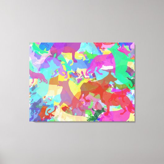 Speciale Duitse Herdershonden Canvas Afdruk (Voorkant)