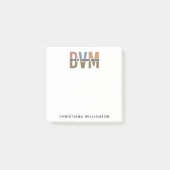 Speciale DVM Doctor in de diergeneeskunde Post-it® Notes (Voorkant)