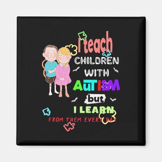 Speciale Ed SPED Leerleraar Leider Cool Autism Awa Magneet (Voorkant)