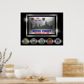 Speciale editie 20e Jubileum Vergeet 9-11 nooit Poster (Keuken)