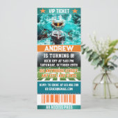 Speciale editie Football Ticket Verjaardag Kaart (Staand voorkant)