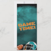 Speciale editie Football Ticket Verjaardag Kaart (Achterkant)