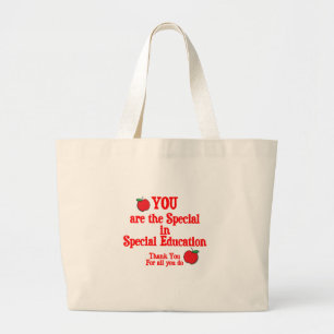 Speciale educatie grote tote bag