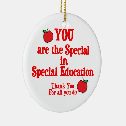 Speciale educatie keramisch ornament (Rechts)