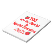 Speciale educatie notitieblok (Linkerzijde)