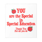 Speciale educatie notitieblok (Voorkant)