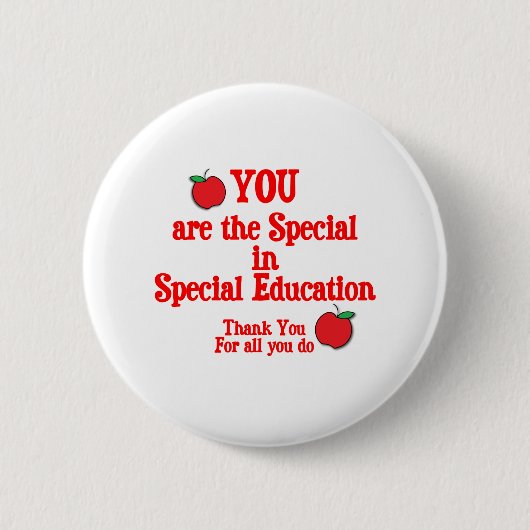 Speciale educatie ronde button 5,7 cm (Voorkant)