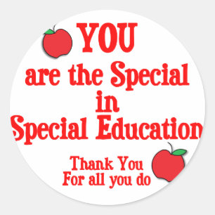 Speciale educatie ronde sticker