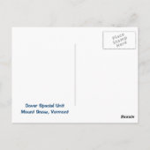 Speciale eenheid Dover: Briefkaarten (Achterkant)