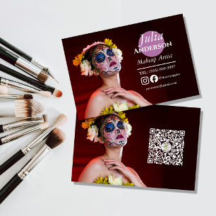 speciale effecten kostuum Make-up Artiest MUA foto Visitekaartje