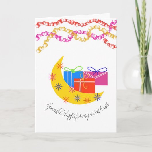 Speciale Eid-cadeaubon Feestdagen Kaart (Voorkant)
