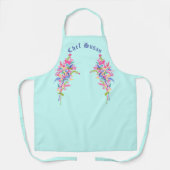 Speciale Elegant Feminine botanical Floral Apr Schort (Voorkant)