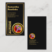 Speciale Elegant gebogen Gold Afbeelding Lijst Wri Visitekaartje (Voorkant / Achterkant)