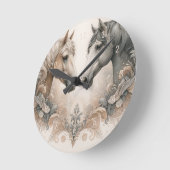 Speciale Elegante Paarden Muurklok Ronde Klok (Hoek)