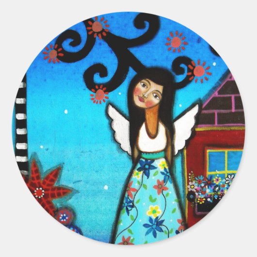 SPECIALE ENGEL RONDE STICKER (Voorkant)