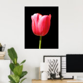 Speciale Enkele Steel Tulp Schildering Poster (Thuiskantoor)