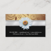 Speciale evenementen | Klassiek goud Visitekaartje (Achterkant)