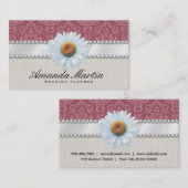 Speciale evenementen | Klassiek rood Visitekaartje (Voorkant / Achterkant)