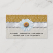 Speciale evenementen | Klassieke geel Visitekaartje (Achterkant)