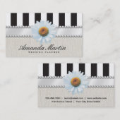 Speciale evenementen | Klassieke strepen Visitekaartje (Voorkant / Achterkant)