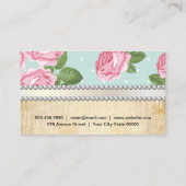 Speciale evenementen |  Rozen en Polka Dots Visitekaartje (Achterkant)