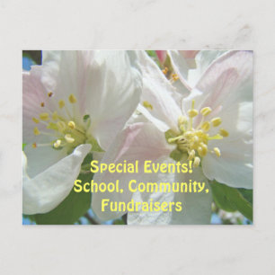 Speciale Evenementen School Fondsenwerving Bloemen Briefkaart
