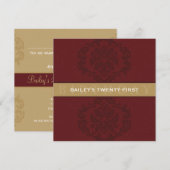 SPECIALE EVENEMENTEN UITNODIGINGEN:: finesse 1SQ Kaart (Voorkant / Achterkant)