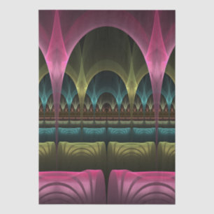 Speciale fantasiepatroon abstract kleurrijke fract tissuepapier