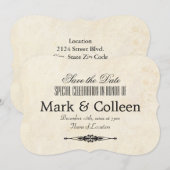 speciale feestverandering 2 save the date (Voorkant / Achterkant)