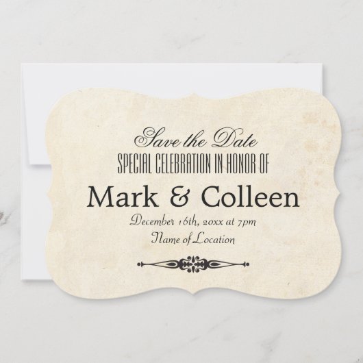 speciale feestverandering 2 save the date (Voorkant)