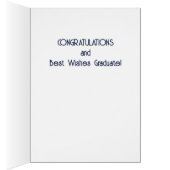 Speciale felicitaties! Aangepaste Afstuderen Kaart (Binnen (Rechts))