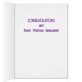 Speciale felicitaties! Aangepaste Afstuderen Kaart (Binnen (Rechts))