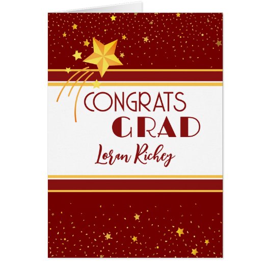Speciale felicitaties! Aangepaste Afstuderen Kaart (Voorkant)