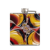 Speciale fles met Belgische kleuren Design Heupfles (Achterkant)