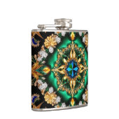 Speciale fles met Braziliaanse kleuren Design Heupfles (Rechts)